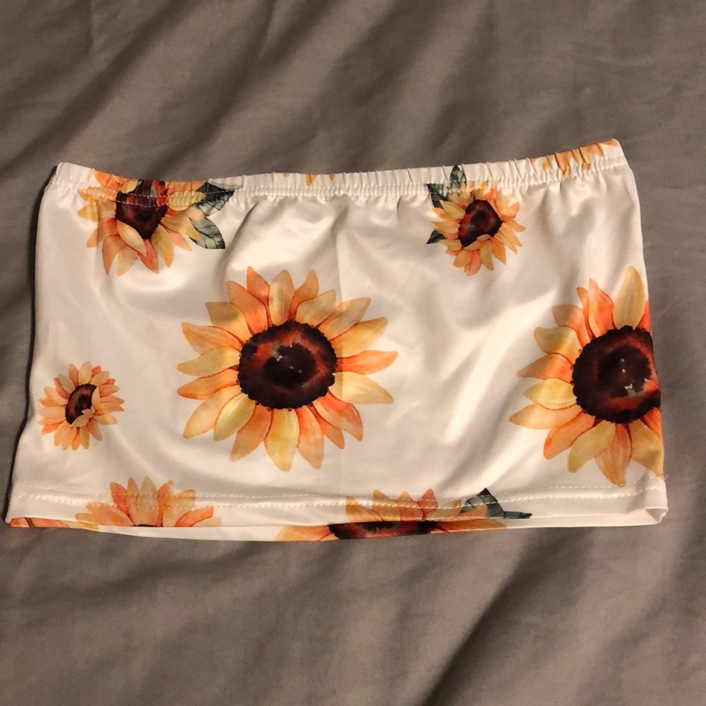 Sunflower Crop top